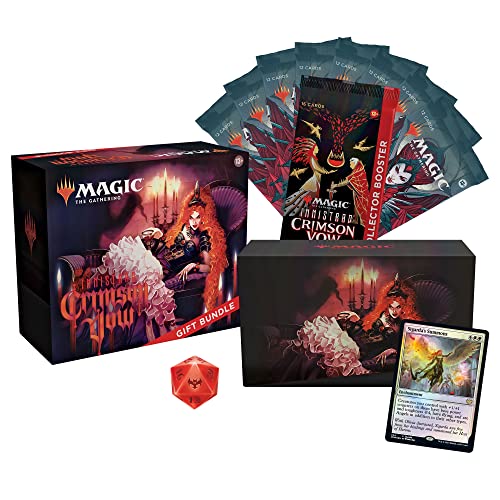 Magic the Gathering Innistrad: Blutroter Bund Geschenk-Bundle, 8 Set-Booster, 1 Sammler-Booster & Zubehör (Englische Version) von Magic The Gathering