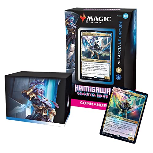 Magic The Gathering Mazzo Commander Kamigawa: Dinastia Neon Magic:_Die Versammlung 1 STK, Blau-Weiß von Magic The Gathering