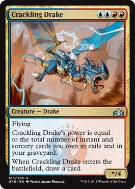 Magic The Gathering - Knisternder Drake (163/259) - Gilden von Ravnica - Folie von Magic The Gathering