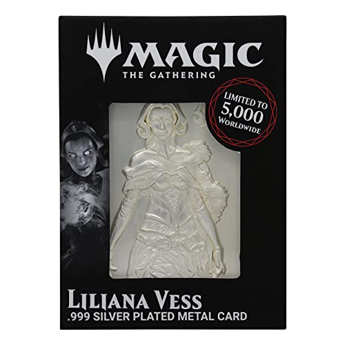 Magic The Gathering Limited Edition .999 versilbertes Liliana Metall Sammlerstück von Magic The Gathering