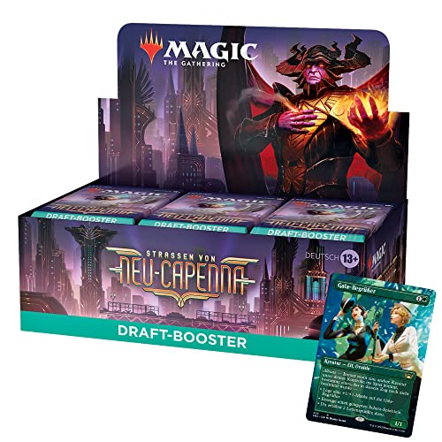 Magic The Gathering Streets of Neu-Capenna Draft Booster Display, 36 Boosters i 1 Box Topper (wersja niemiecka) von Wizards of the Coast