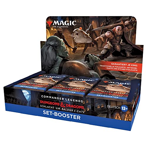 Magic The Gathering The Gathering Commander Legends: Schlacht um Baldur’s Gate Set-Booster-Display, 18 Booster (Deutsche Version), D10241000, Multi von Magic The Gathering