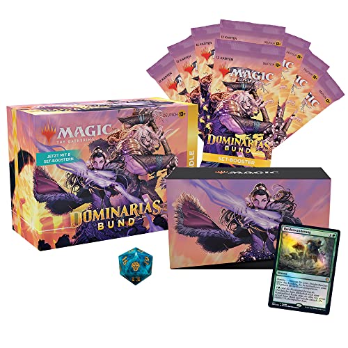 Magic The Gathering The Gathering Dominarias Bund Bundle, 8 Set-Booster & Zubehör (Deutsche Version), C97131000, Multi von Magic The Gathering