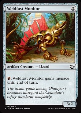 Magic The Gathering - Weldfast Monitor (238/264) - Kaladesh - Foil von Magic The Gathering