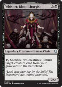 Magic The Gathering - Whisper, Blood Liturgist - Sussurro, Liturgista Sanguigna - Dominaria von Magic The Gathering