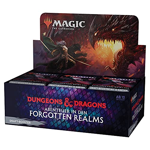 Magic the Gathering Abenteuer in den Forgotten Realms, Draft Display, 36 Booster (Deutsche Version) von Magic The Gathering