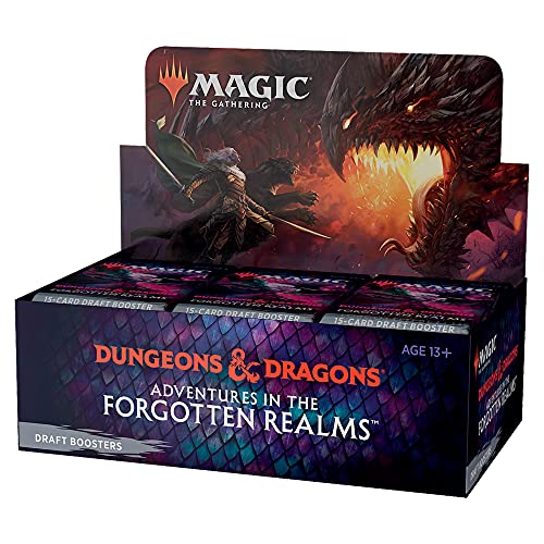 Magic the Gathering Abenteuer in den Forgotten Realms, Draft Display, 36 Booster (Englische Version) von Magic The Gathering