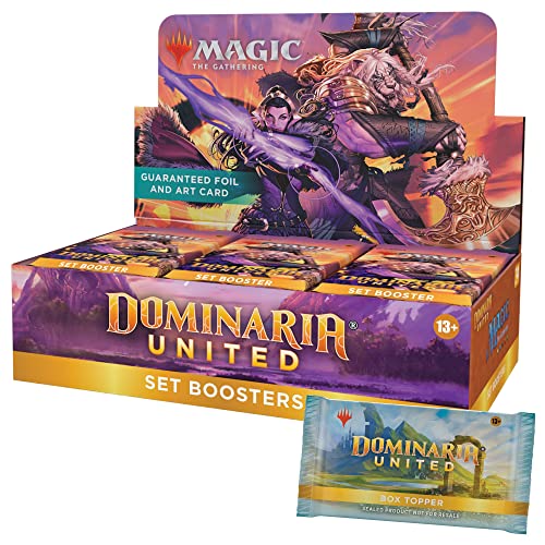 Magic the Gathering C9725000 Dominarias Bund Set Display, 30 Booster & Box-Topper-Karte (Englische Version), Multi von Magic The Gathering