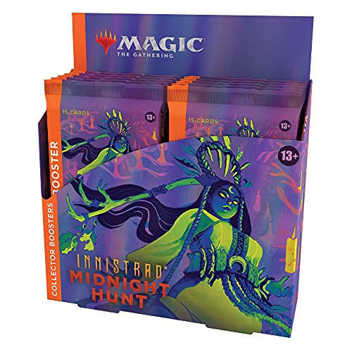 Magic the Gathering Innistrad: Mitternachtsjagd Sammler Display, 12 Booster (Englische Version) von Magic The Gathering