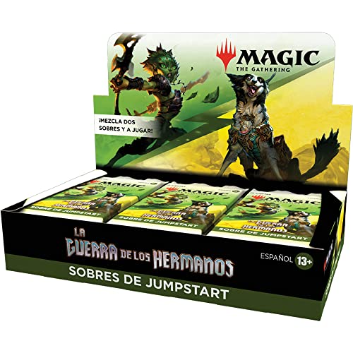 Magic The Gathering Jumpstart The War of The Brothers, 18 Umschläge (spanische Version) von Magic The Gathering