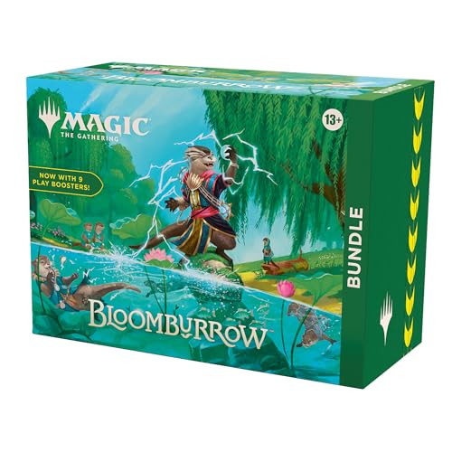 Magic: The Gathering Bloomburrow-Bundle – 9 Play-Booster, 30 Länderkarten + exklusives Zubehör (English Version) von Magic The Gathering