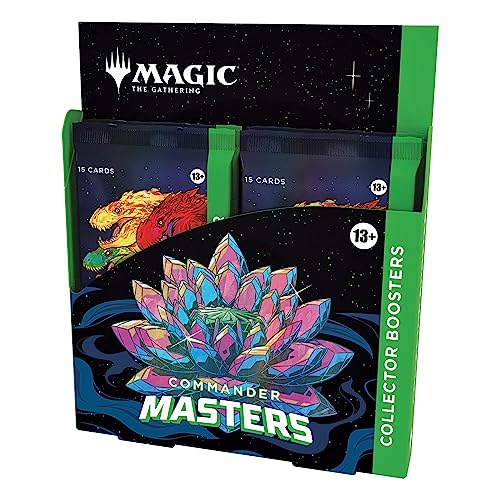 Magic: The Gathering Commander Masters Collector Booster Box, 4 Packungen (60 Karten - Englische Version), Mehrfarbig von Magic The Gathering