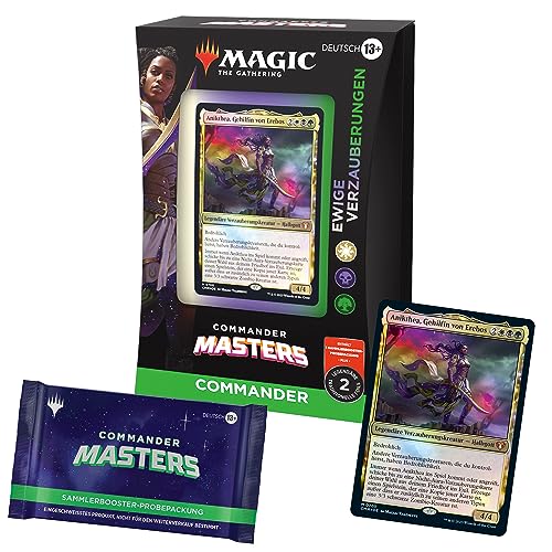 Magic: The Gathering Commander Masters Commander-Deck – Ewige Verzauberungen (Sammler-Booster-Probepackung mit 2 Karten - Deutsche Version) von Magic The Gathering