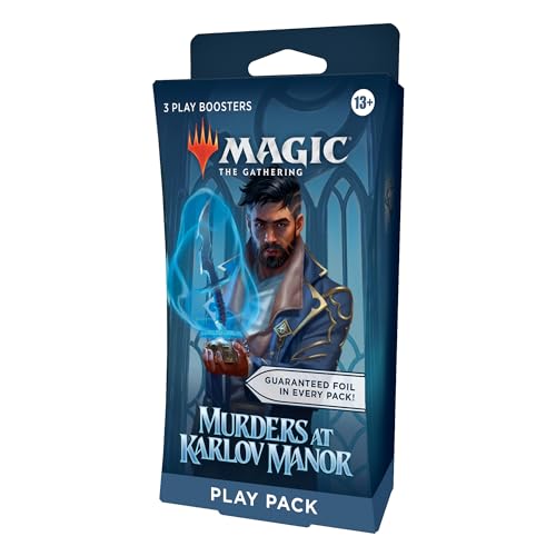 Magic: The Gathering – Mord in Karlov Manor Play-Booster-3er-Packung (42 Magic-Karten) (English Version) von Magic The Gathering