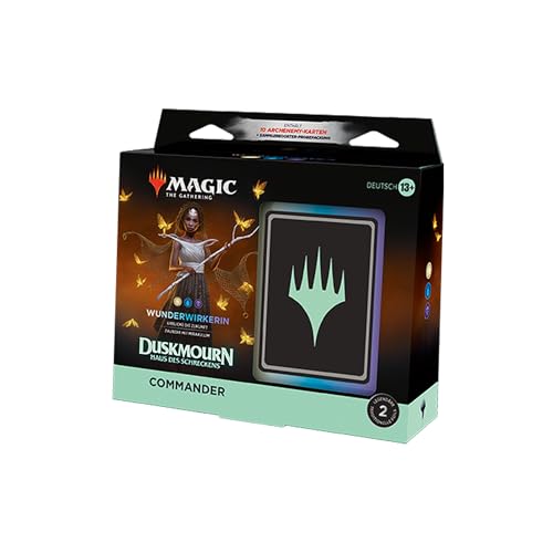 Magic: The Gathering Duskmourn: Haus des Schreckens Commander-Deck – Wunderwirkerin (Deutsche Version) von Magic The Gathering