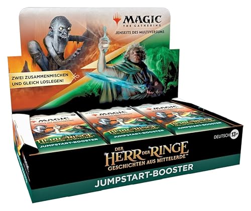 Magic: The Gathering Der Herr der Ringe: Geschichten aus Mittelerde Jumpstart-Booster-Display (18 Booster) – Kartenspiel für 2 Spieler (Deutsche Version) von Magic The Gathering