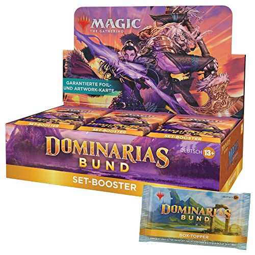 Magic: The Gathering Dominarias Bund Set-Booster-Display, 30 Booster & Box-Topper-Karte (Deutsche Version) von Magic The Gathering