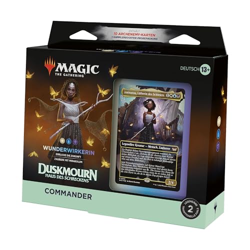 Magic: The Gathering Duskmourn: Haus des Schreckens Commander-Deck – Wunderwirkerin (Deutsche Version) von Magic The Gathering