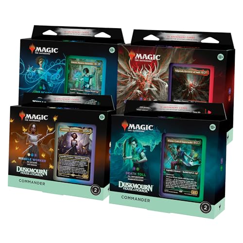 Magic: The Gathering Duskmourn: House of Horror Commander Deck Bundle - Includes All 4 Decks von Magic The Gathering