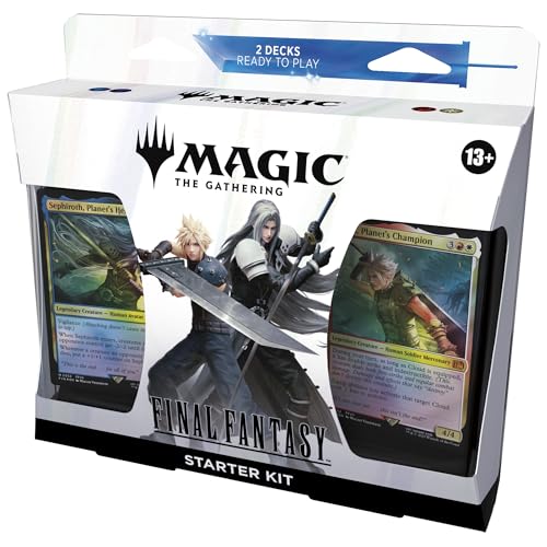 Magic: The Gathering – FINAL FANTASY Einsteigerpaket – Lerne Magic mit 2 spielfertigen Decks (Englische Version) von Magic The Gathering