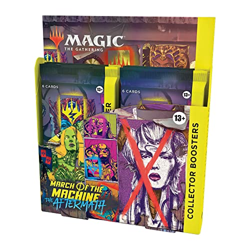 Magic: The Gathering March of the Machine: The Aftermath Collector Booster Box | 12 Packs (72 Magic Cards) von Magic The Gathering