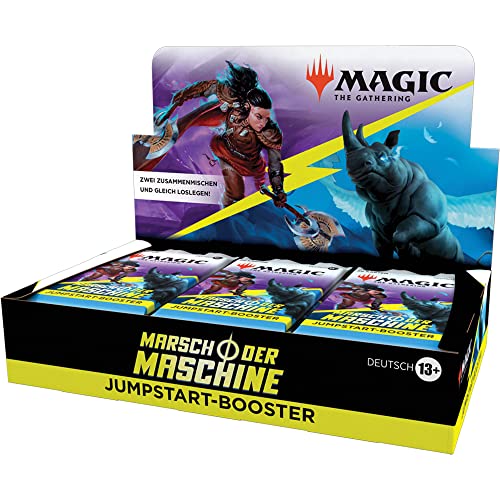 Magic: The Gathering Marsch der Maschine Jumpstart-Booster-Display, 18 Booster (Deutsche Version) von Wizards of the Coast