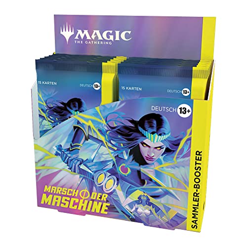 Magic: The Gathering Marsch der Maschine Sammler-Booster-Display, 12 Booster (Deutsche Version) von Wizards of the Coast