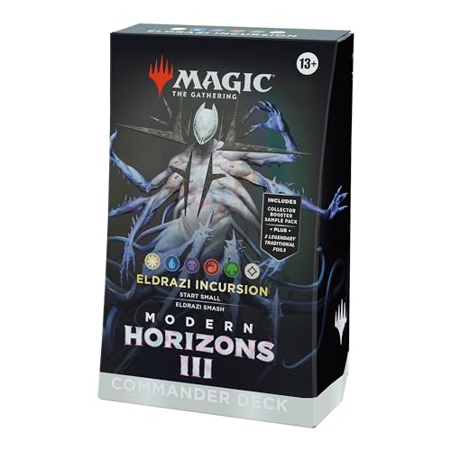 Magic: The Gathering Modern Horizons 3 Commander-Deck – Eldrazi-Invasion (Deck mit 100 Karten, Sammler-Booster-Probepackung mit 2 Karten + Zubehör) (English Version) von Magic The Gathering