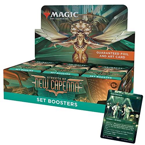 Magic The Gathering Streets of New Capenna Set Booster Box, 30 Packs & 1 Box Topper (Englische Version) von Magic The Gathering