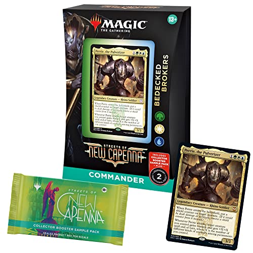 Magic: The Gathering Streets of New Capenna Commander Deck – Bedecked Brokers + Collector Booster Sample Pack von Magic The Gathering