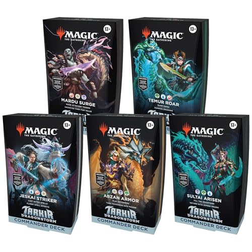 Magic: The Gathering Tarkir: Dragonstorm - Commander Deck Bundle - Includes All 5 Decks von Magic The Gathering