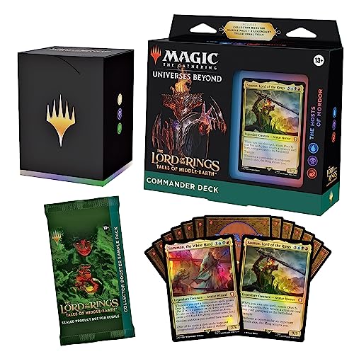 Magic: The Gathering The Lord of the Rings: Tales of Middle-earth Commander Deck 4 + Collector Booster Sample Pack (Englische Version) von Magic The Gathering