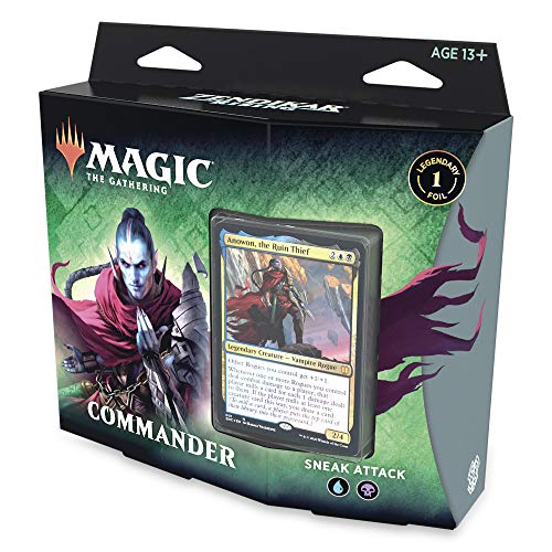 Magic The Gathering Zendikar Rising Commander Deck - Sneak Attack (Blau-Schwarz) von Magic The Gathering