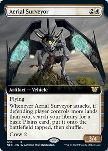 Magic: the Gathering - Aerial Surveyor (039) - Extended Art - Neon Dynasty Commander von Magic The Gathering