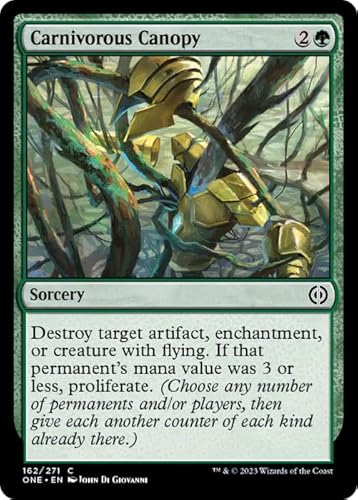 Magic: the Gathering - Carnivorous Canopy (162) - Foil - Phyrexia: all will be one von Magic The Gathering