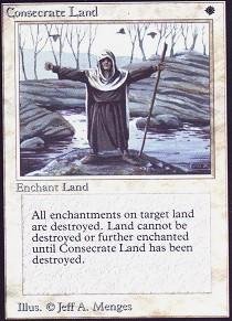 Magic: the Gathering - Consecrate Land - Alpha von Magic The Gathering