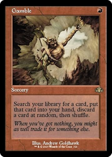 Magic: the Gathering - Gamble (321) - Retro Frame - Dominaria Remastered von Magic The Gathering