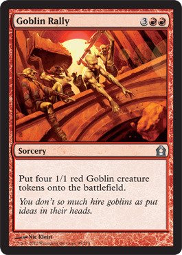 Magic The Gathering - Goblin Rally - Adunata Goblin - Return to Ravnica - Sammlerkarte - 1 Stück von Magic The Gathering