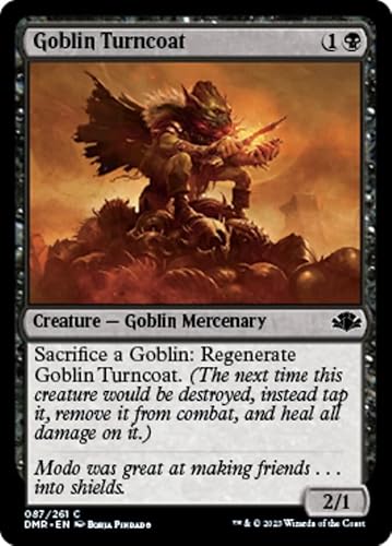 Magic: the Gathering - Goblin Turncoat (087) - Foil - Dominaria Remastered von Magic The Gathering