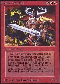 Magic: the Gathering - Keldon Warlord - Alpha von Magic The Gathering