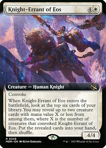 Magic: the Gathering - Knight-Errant of Eos (346) - Extended Art - March of The Machine von Magic The Gathering