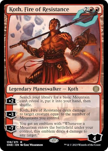 Magic: the Gathering - Koth, Fire of Resistance (138) - Phyrexia: all will be one von Magic The Gathering