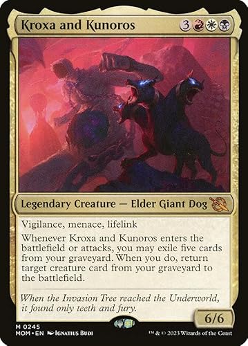 Magic: the Gathering - Kroxa and Kunoros (245) - March of The Machine von Magic The Gathering