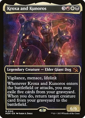 Magic: the Gathering - Kroxa and Kunoros (312) - Showcase - March of The Machine von Magic The Gathering