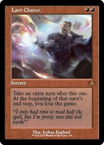 Magic: the Gathering - Last Chanced (325) - Retro-Rahmen - Folie - Dominaria Remastered von Magic The Gathering