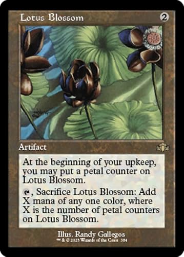 Magic: the Gathering - Lotusblüte (384) - Retro-Rahmen - Dominaria Remastered von Magic The Gathering