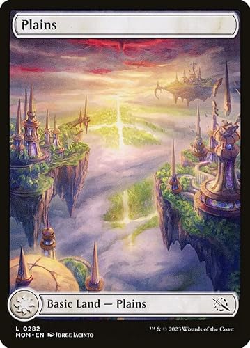 Magic: the Gathering - Plains (282) - Full Art - Foil - March of The Machine von Magic The Gathering