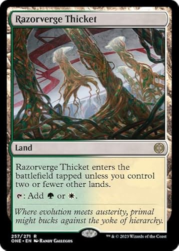 Magic: the Gathering - Razorverge Thicket (257) - Phyrexia: all will be one von Magic The Gathering