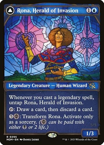 Magic: the Gathering - Rona, Herald of Invasion // Rona, Tolarian Obliterator (295) - Showcase - March of The Machine von Magic The Gathering