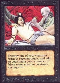 Magic: the Gathering - Sacrifice - Alpha von Magic The Gathering